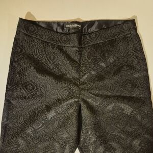 Dolce & Gabbana Floral Jacquard Pants